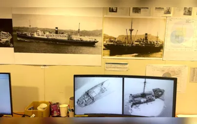 Imagem ilustrativa da imagem Localizado navio afundado na Segunda Guerra com mais de mil prisioneiros