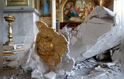 Imagem ilustrativa da imagem Míssil atinge catedral na Ucrânia que é patrimônio mundial da ONU