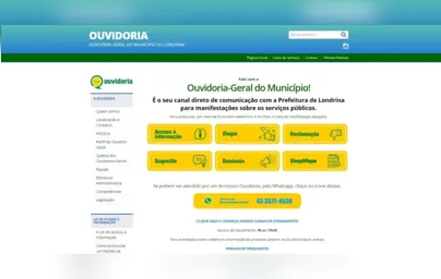 Imagem ilustrativa da imagem Ouvidoria-Geral de Londrina lança site para atender a comunidade