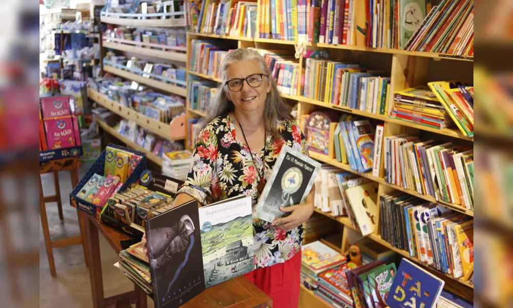 A livreira Denise Gentil diz que hoje se produzem livros para crianças e bebês como nunca se produziu no País