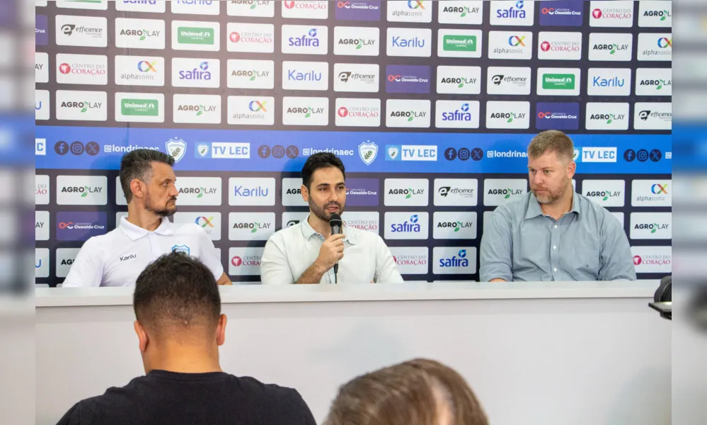 Robson Lima, Paulo Assis e Luiz Kriwat concendem entrevista coletiva e detalham planos do LEC para a sequência da temporada