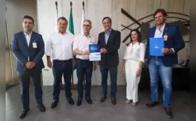 Com o Governador de Minas