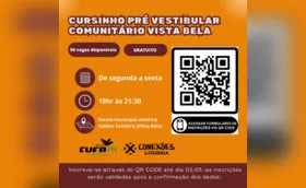 Cursinho do Vista Bela está com inscrições abertas e busca professores