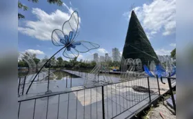 Decoração de Natal no lago Igapó deve ser inaugurada no sábado