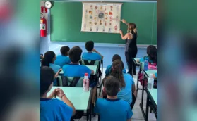 Estudo do corpo humano estimula os alunos da rede pública
