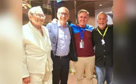 No Congresso Internacional Dental no Navio