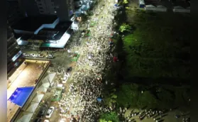 Réveillon no Litoral do Paraná teve 1 milhão de pessoas, segundo PM