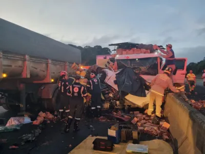 Imagem ilustrativa da imagem Engavetamento de seis veículos deixa dois mortos no Paraná