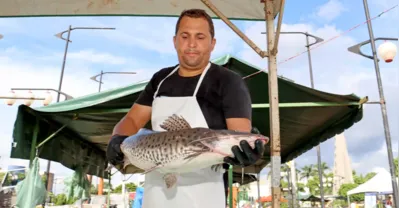 Além dos piscicultores, a 30ª Feira do Peixe Vivo reuniu três empreendimentos do Programa Municipal de Economia Solidária