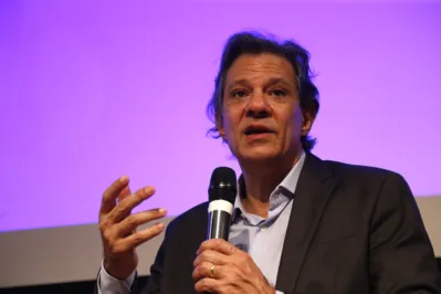 Imagem ilustrativa da imagem Haddad explica reforma tributária a empresários nos Estados Unidos