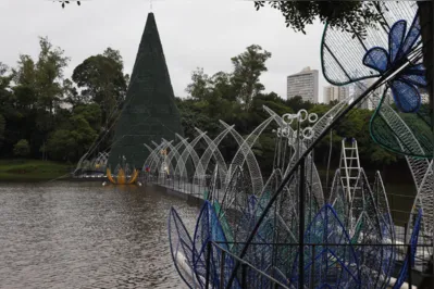 Apesar do alto investimento, a decoração em Londrina será inaugurada a menos de um mês do Natal