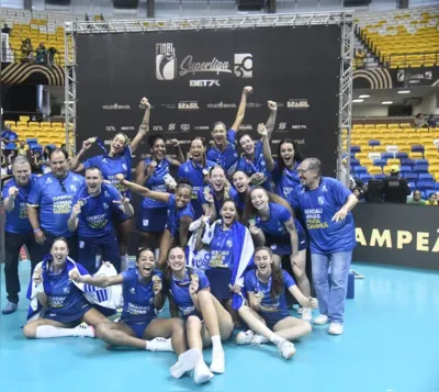 Imagem ilustrativa da imagem Minas é campeão da Superliga de Vôlei Feminino