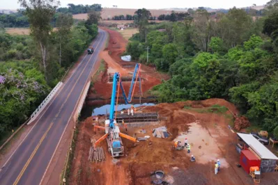 Imagem ilustrativa da imagem PR-445 terá bloqueios em trecho da obra de duplicação