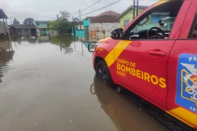 Imagem ilustrativa da imagem Temporais afetam ao menos 27 municípios no Paraná