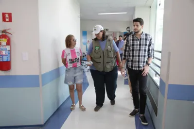 Os vereadores Jessicão, Mara Boca Aberta e Giovani Mattos, da Comissão de Defesa dos Direitos do Nascituro, da Criança, do Adolescente e da Juventude, realizaram vistoria no Pronto Atendimento Infantil (PAI), na manhã desta quinta-feira (21)