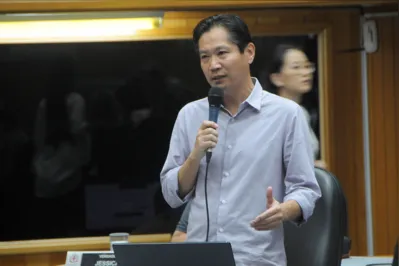 O líder do prefeito na Câmara, Eduardo Tominaga (PSD): "dor no coração"