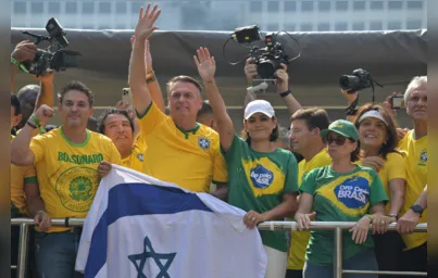 Imagem ilustrativa da imagem Ato na Paulista mostra Bolsonaro acuado, mas não freia investigações
