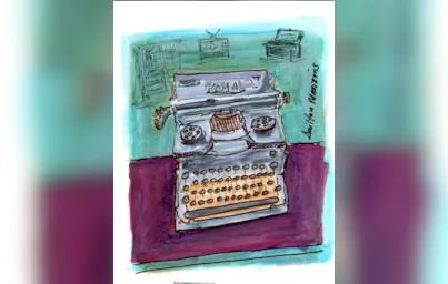 Imagem ilustrativa da imagem DEDO DE PROSA: A velha máquina de escrever