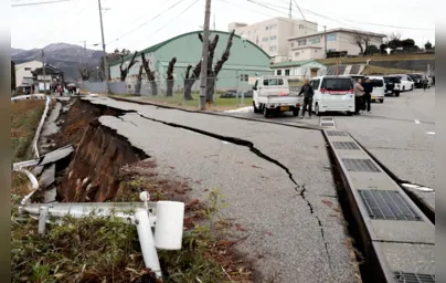 Imagem ilustrativa da imagem Japão emite alerta de tsunami após forte terremoto