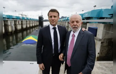 Imagem ilustrativa da imagem Lula e Macron defendem ampliação de cooperação militar