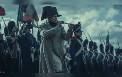 Imagem ilustrativa da imagem Nos cinemas, um inglório Napoleão perde a batalha