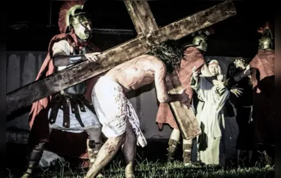 Imagem ilustrativa da imagem "Paixão de Cristo": encenação estreia em novo local em Londrina