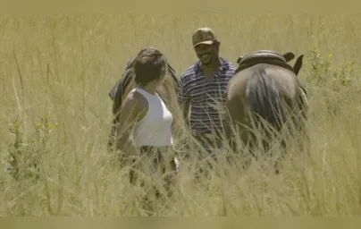 Imagem ilustrativa da imagem 'Renascer': Eliana e Damião se encontram às escondidas na fazenda