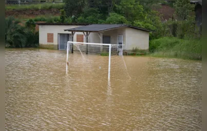 Imagem ilustrativa da imagem Santa Catarina tem 93 cidades afetadas pela chuva