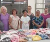 Voluntárias do Santuário da Vila Nova confeccionam e doam toucas de lã para RS