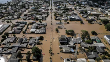 Eldorado do Sul é uma das cidades gaúchas tomadas pelas enchentes