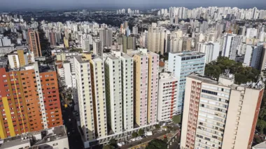 Aerial view of urban area of Londrina