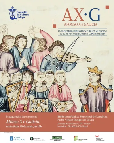 Imagem ilustrativa da imagem Exposição ‘Afonso X e Galícia’ destaca cultura medieval em Londrina