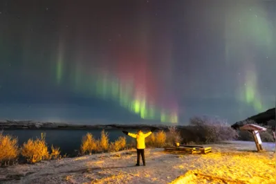 Imagem ilustrativa da imagem Paranaense é especialista em 'caçar" auroras boreais