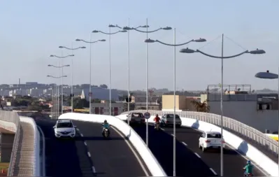 Imagem ilustrativa da imagem Quase quatro anos após entrega, obra do viaduto tem aditivo de R$ 462 mil
