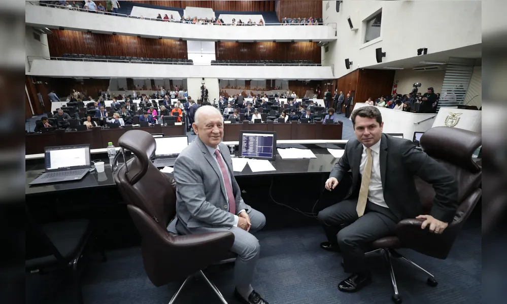 Ademar Traiano, que ficou uma década no comando da Alep, será sucedido por Alexandre Curi: PSD segue comandando o Legislativo