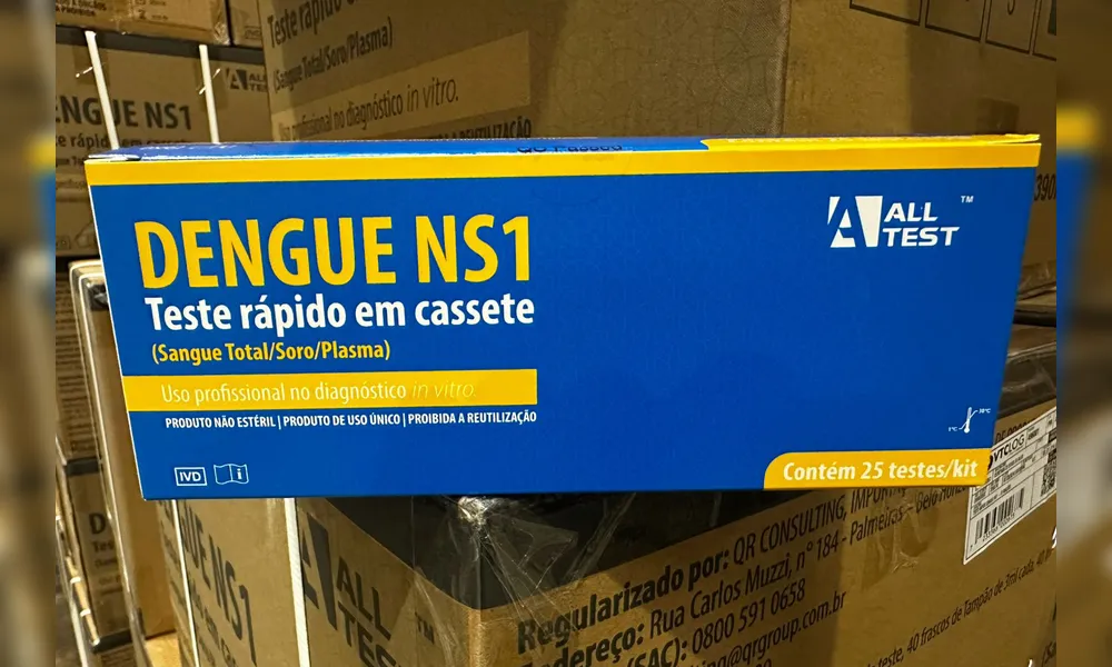 Imagem ilustrativa da imagem Paraná recebe 359,9 mil testes rápidos de dengue