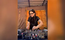 A médica Nelly Nabut  na 1ª GO Party