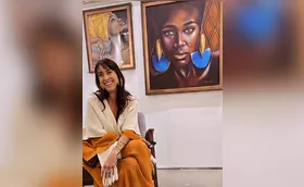 Artista plástica expondo também em Miami