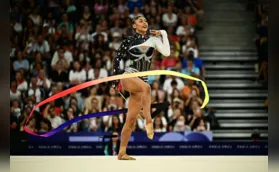 Bárbara Domingos vai à final do individual geral da ginástica rítmica