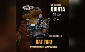 Bat Trio homenageia compositores da MPB em Londrina