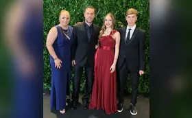 Beatriz de Godoi com a família