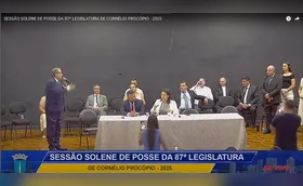 Confusão marca sessão de posse em Cornélio Procópio