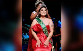 Caroline Tamioso  é Miss Brasil Curvy Beauty