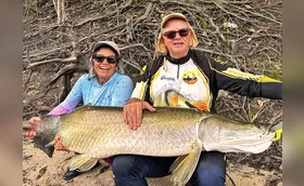 Casal londrinense pescou peixe de 50 quilos