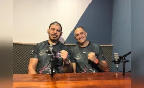 Em Londrina, Campeão de MMA Rogério Minotouro visita estúdio da Folha de Londrina