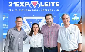 Homenageados na 2ª ExpoLeite em Uberaba