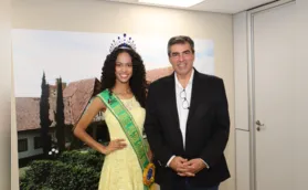 Miss visita o prefeito