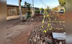 Moradores reclamam de lentidão em obra de drenagem na zona sul