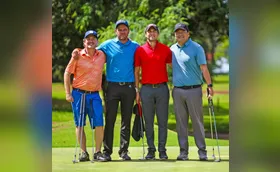 No movimentado campo do Londrina Golf Club