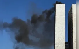 VEJA VÍDEO: Fumaça saindo do Congresso Nacional foi simulação